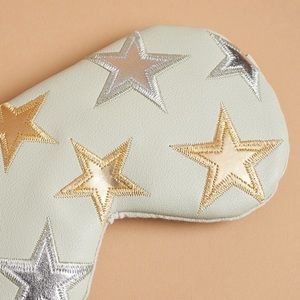 Free people vegan leather eye mask.